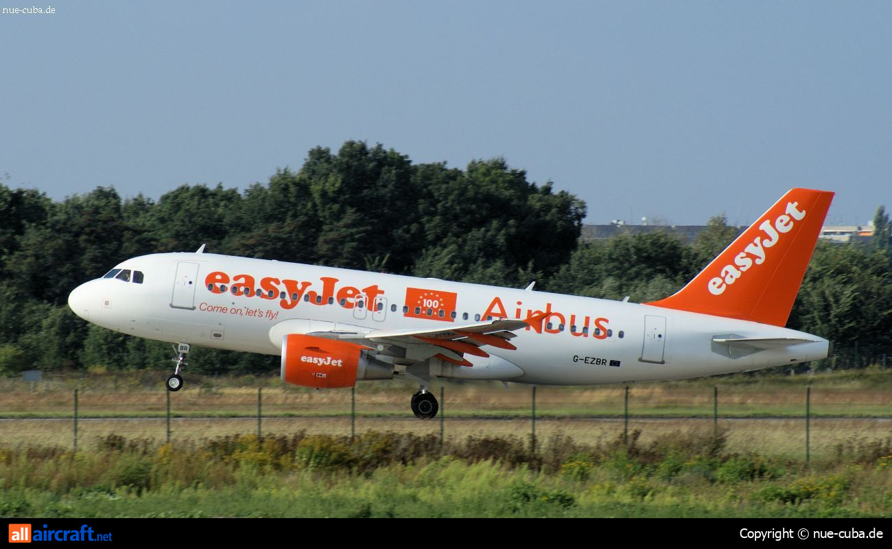 G-EZBR · Airbus A319-111 · (SXF / EDDB)