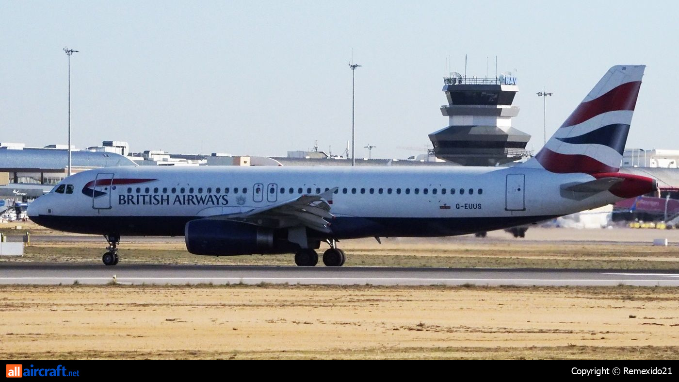 G-EUUS · Airbus A320-232 · (FAO / LPFR)