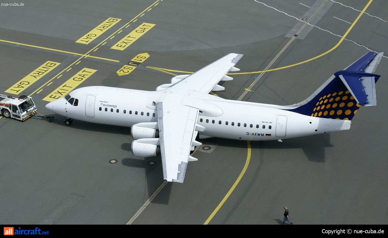D-AEWM · British Aerospace BAe-146-300 · (NUE / EDDN)