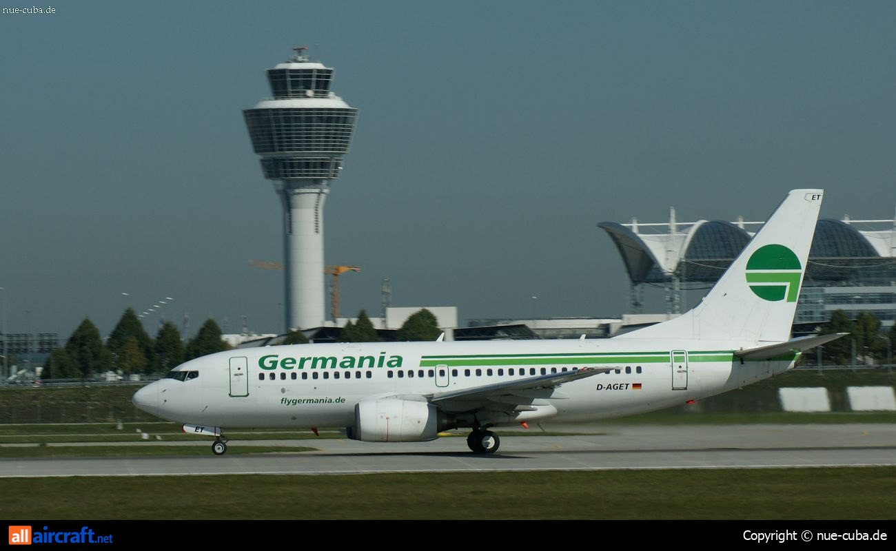 D-AGET · Boeing 737-75B · (MUC / EDDM)