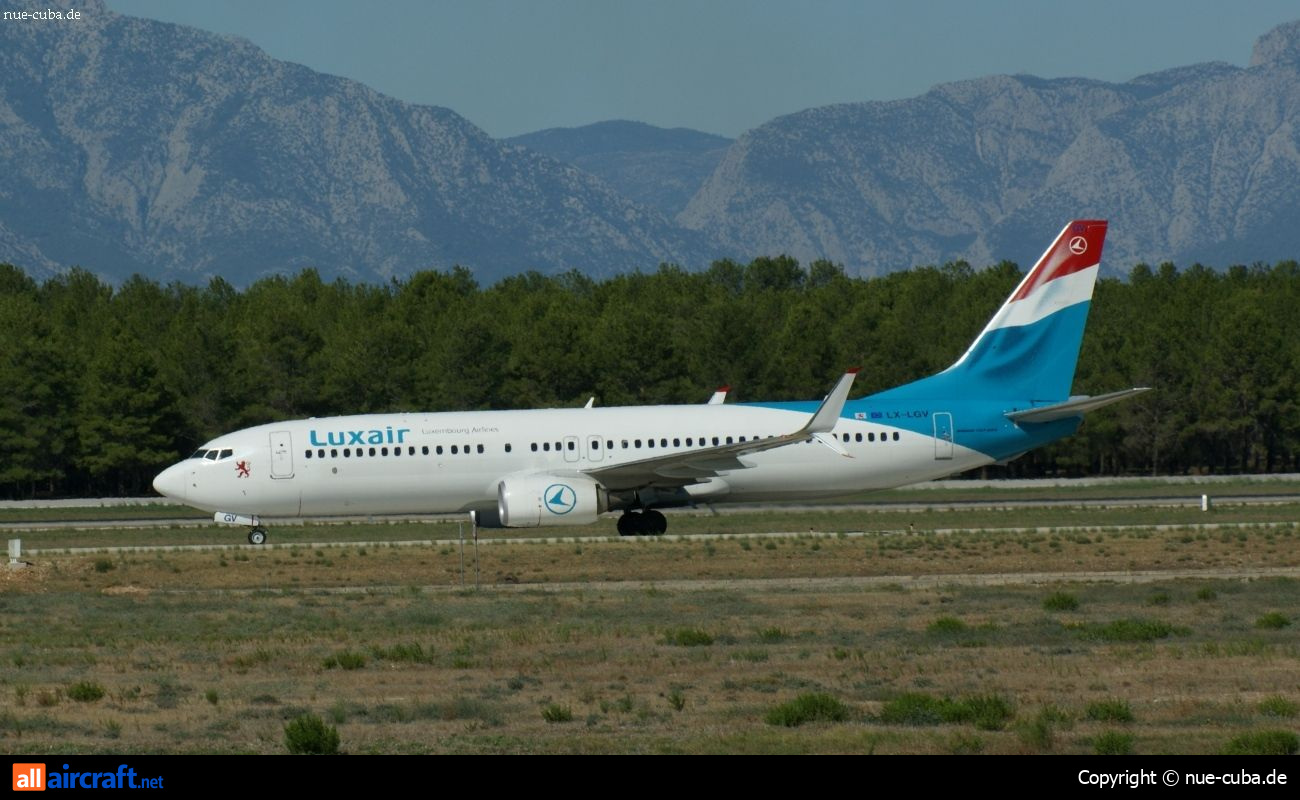 LX-LGV · Boeing 737-8C9(WL) · (AYT / LTAI)