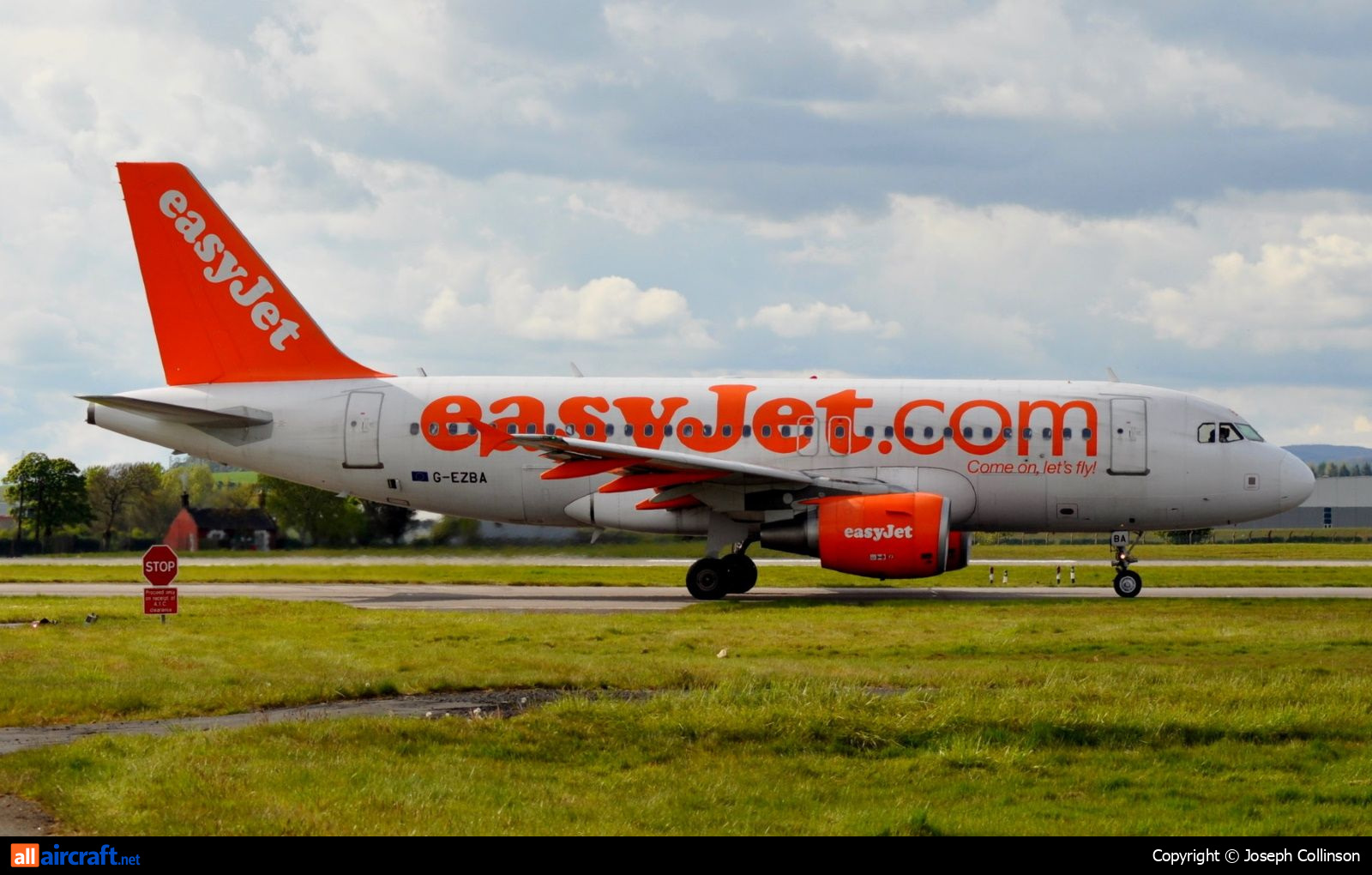G-EZBA · Airbus A319-111 · (GLA / EGPF)