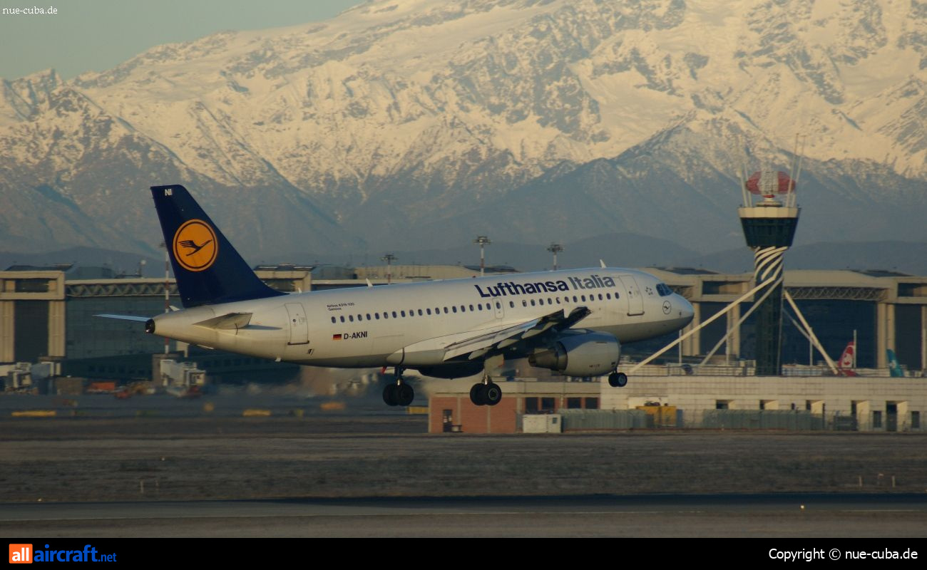 D-AKNI · Airbus A319-112 · (MXP / LIMC)