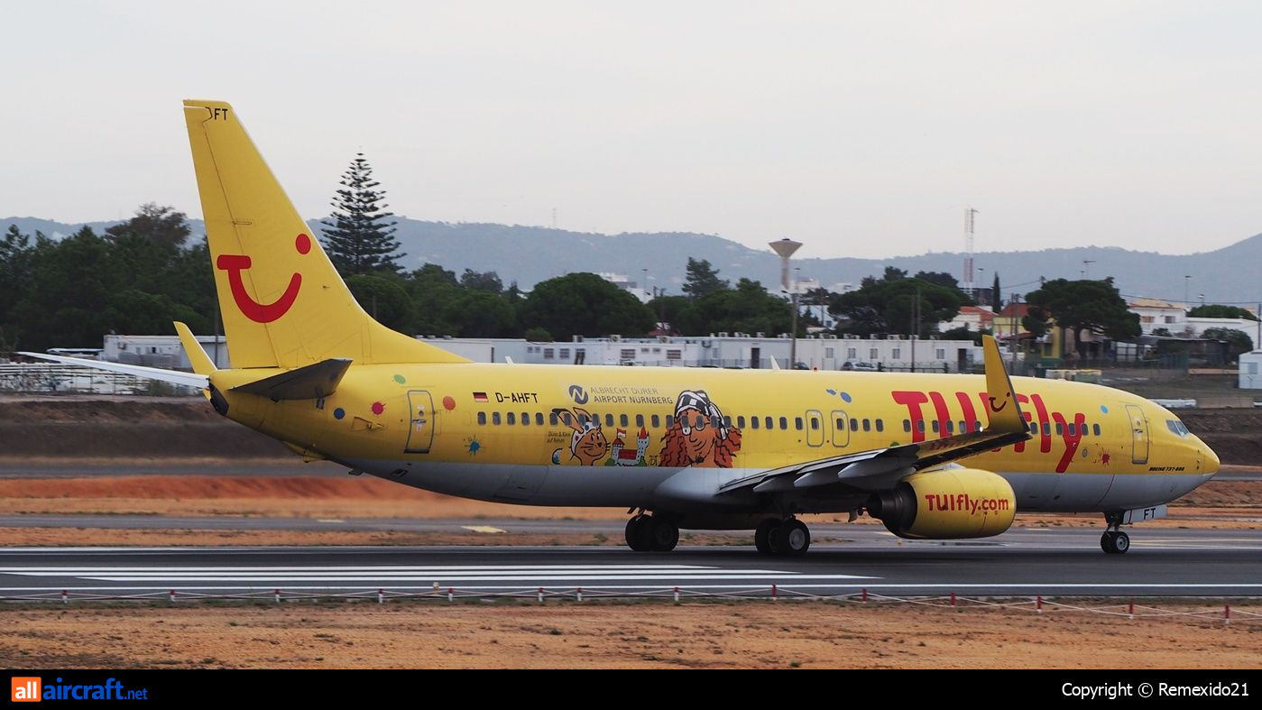 D-AHFT · Boeing 737-8K5(WL) · (FAO / LPFR)