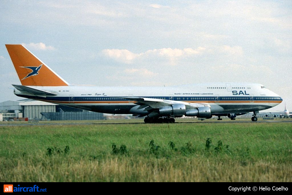 ZS-SAU · Boeing 747-344 · (LHR / EGLL)