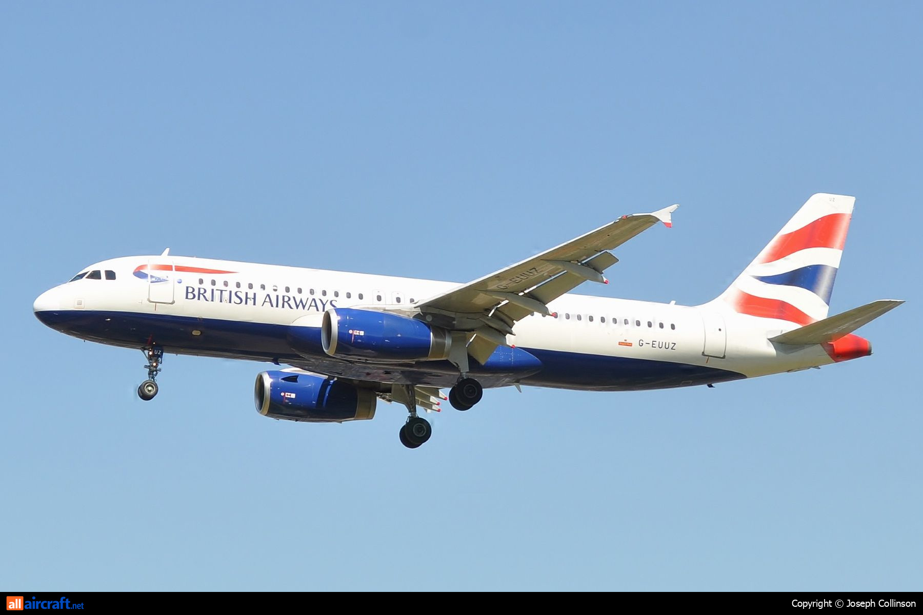 G-EUUZ · Airbus A320-232 · (LHR / EGLL)