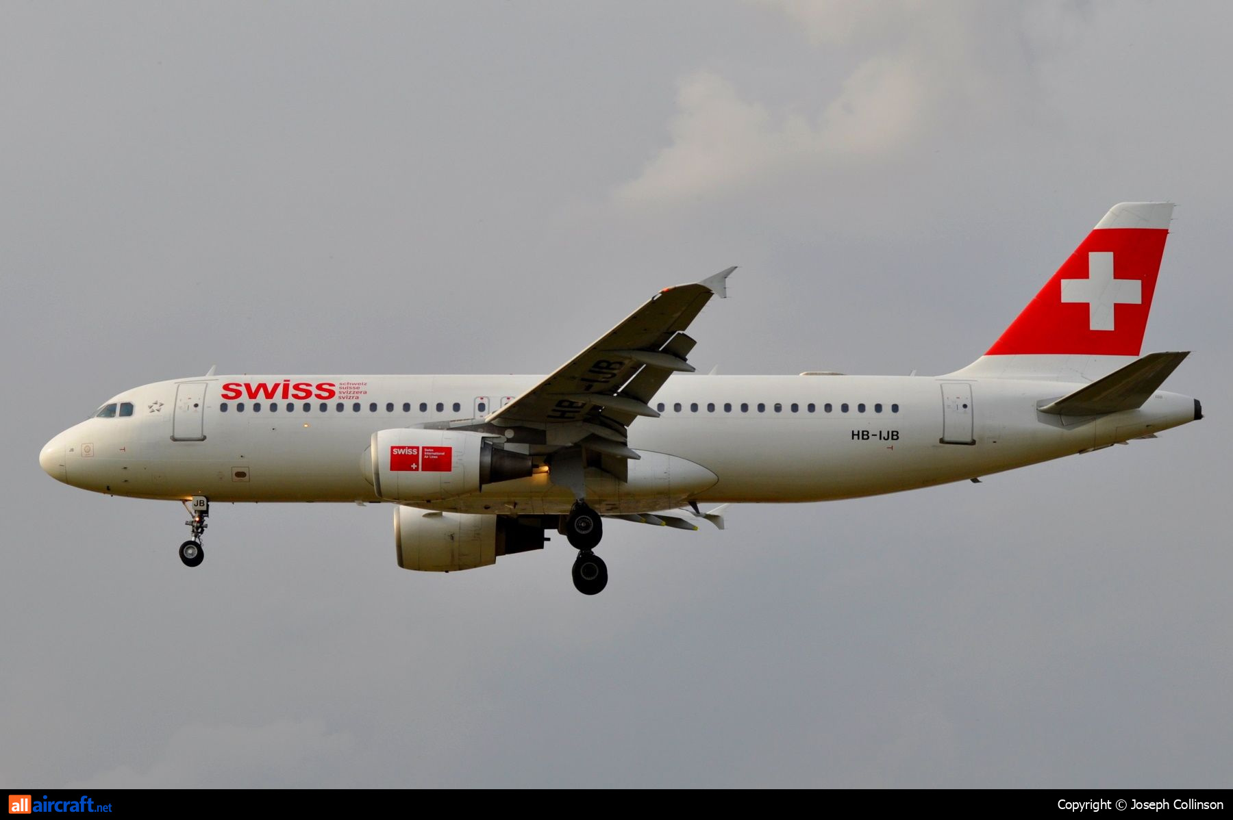 HB-IJB · Airbus A320-214 · (LHR / EGLL)