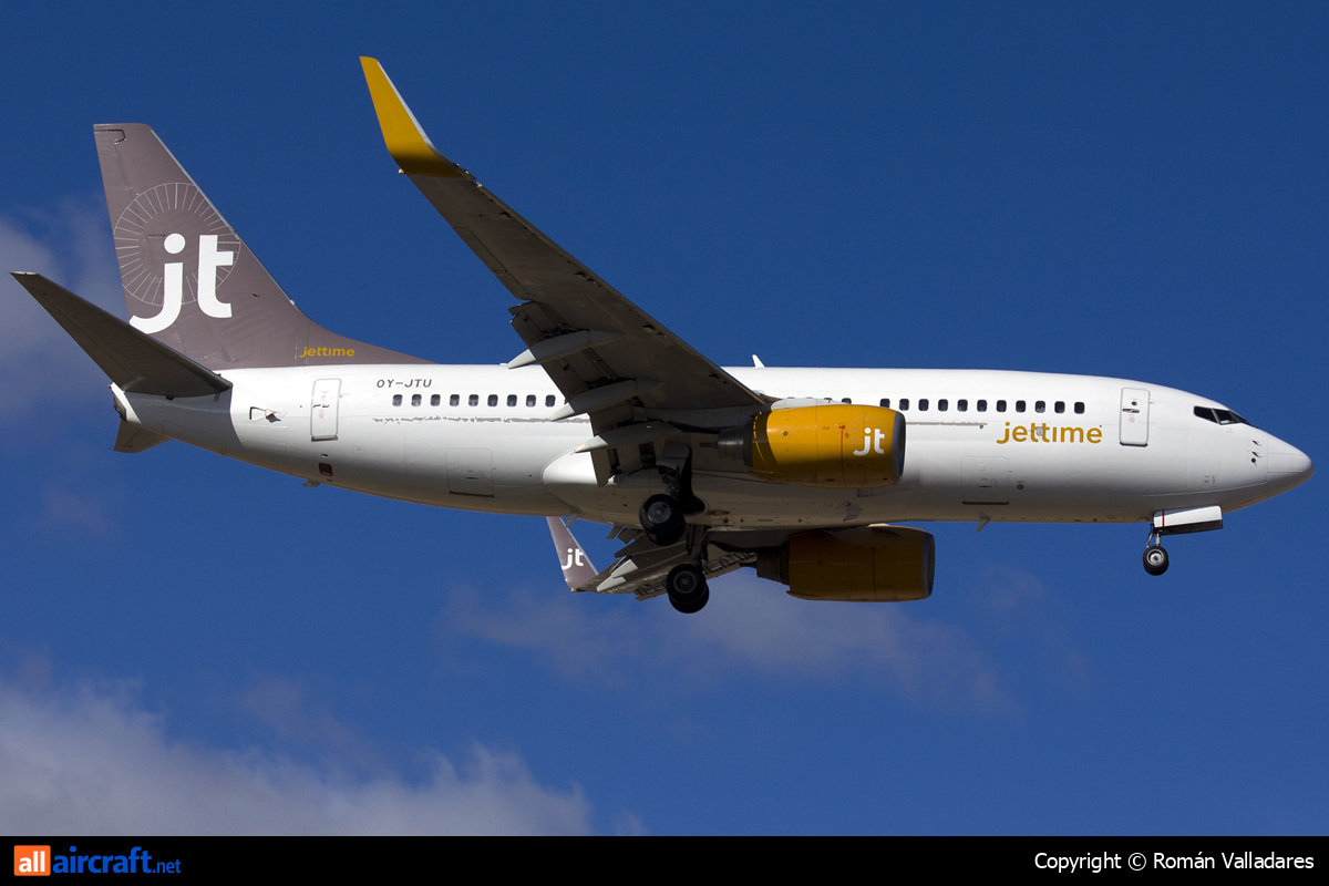 OY-JTU · Boeing 737-7L9 · (LPA / GCLP)