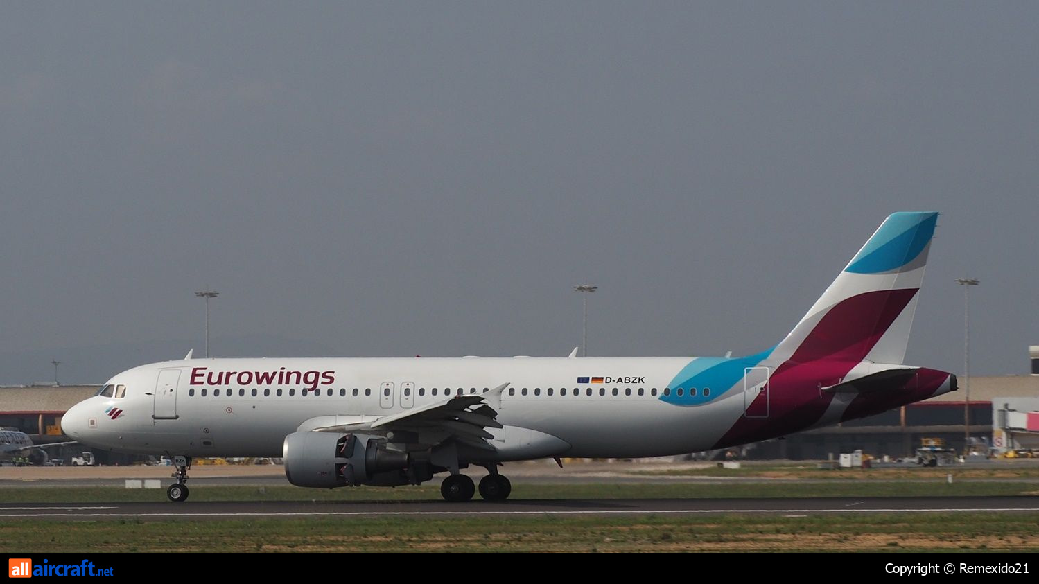 D-ABZK · Airbus A320-216 · (FAO / LPFR)