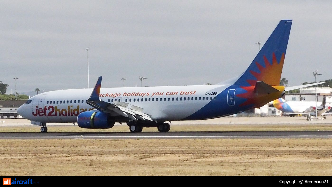 G-JZBD · Boeing 737-8MG(WL) · (FAO / LPFR)