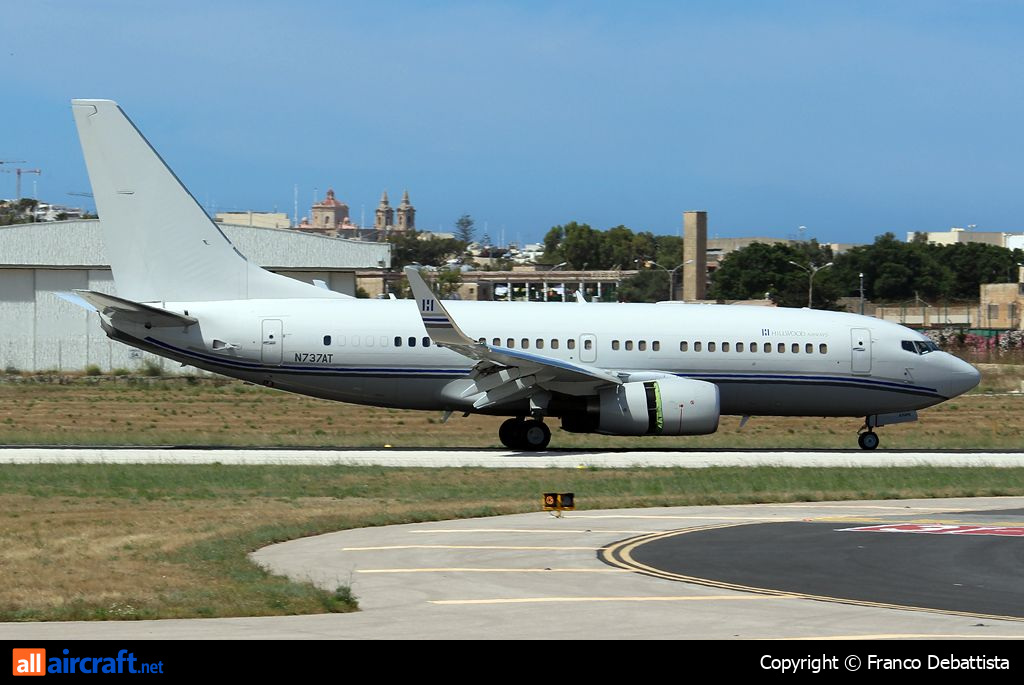 N737AT · Boeing 737-7HJC(WL) BBJ · (MLA / LMML)