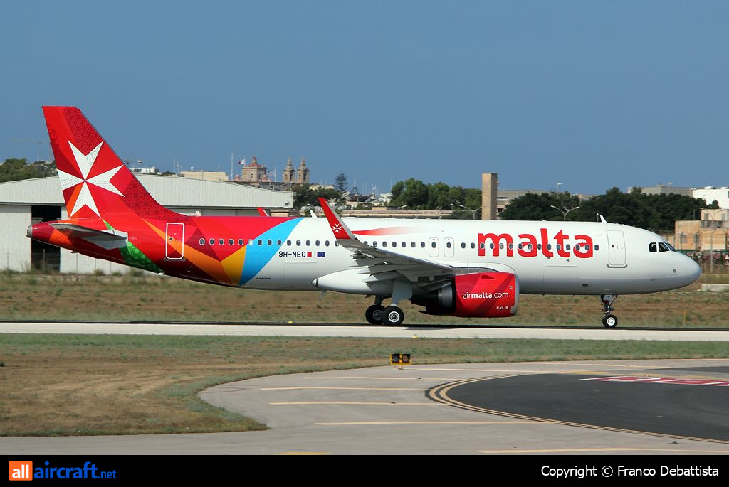 9H-NEC · Airbus A320-251N · (MLA / LMML)