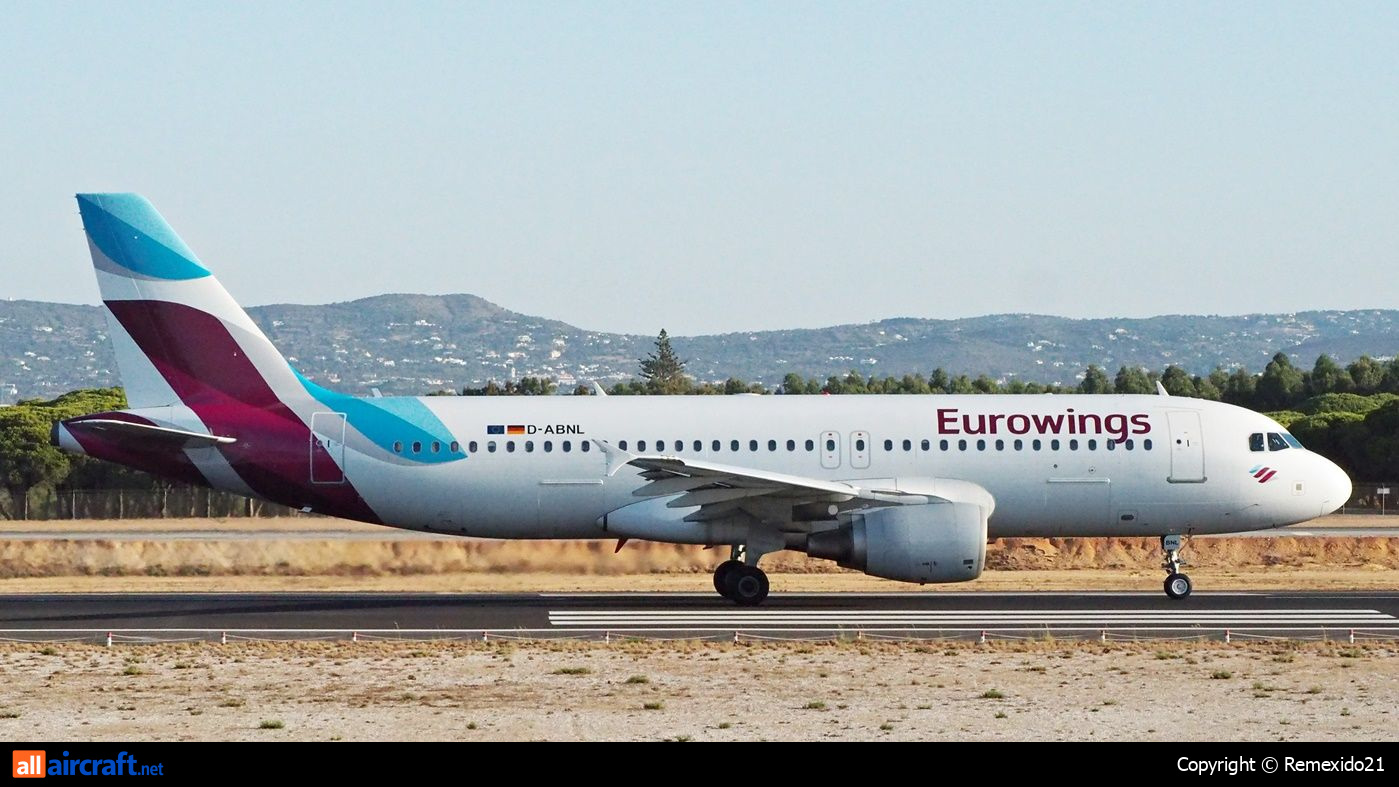 D-ABNL · Airbus A320-214 · (FAO / LPFR)