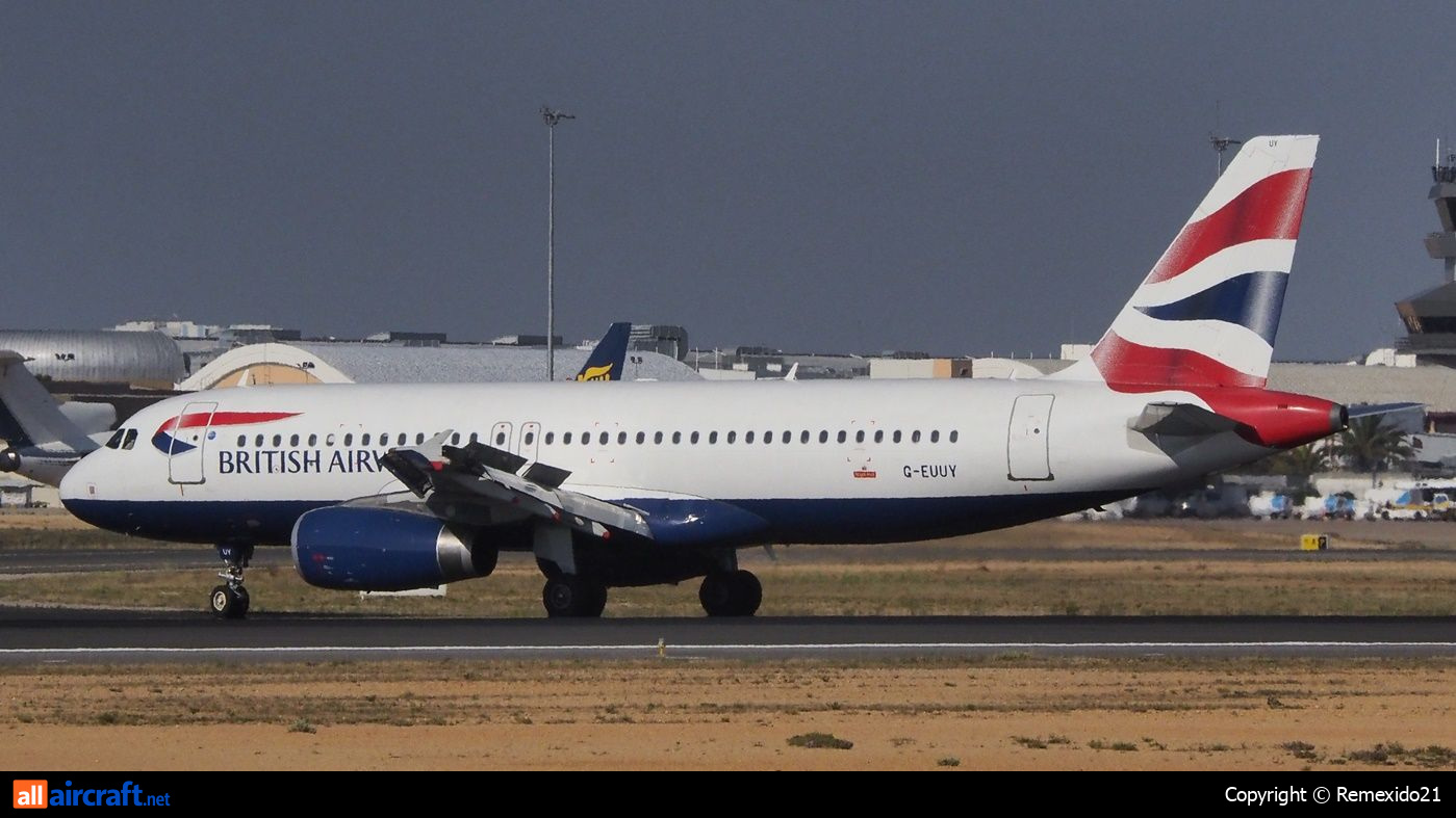 G-EUUY · Airbus A320-232 · (FAO / LPFR)