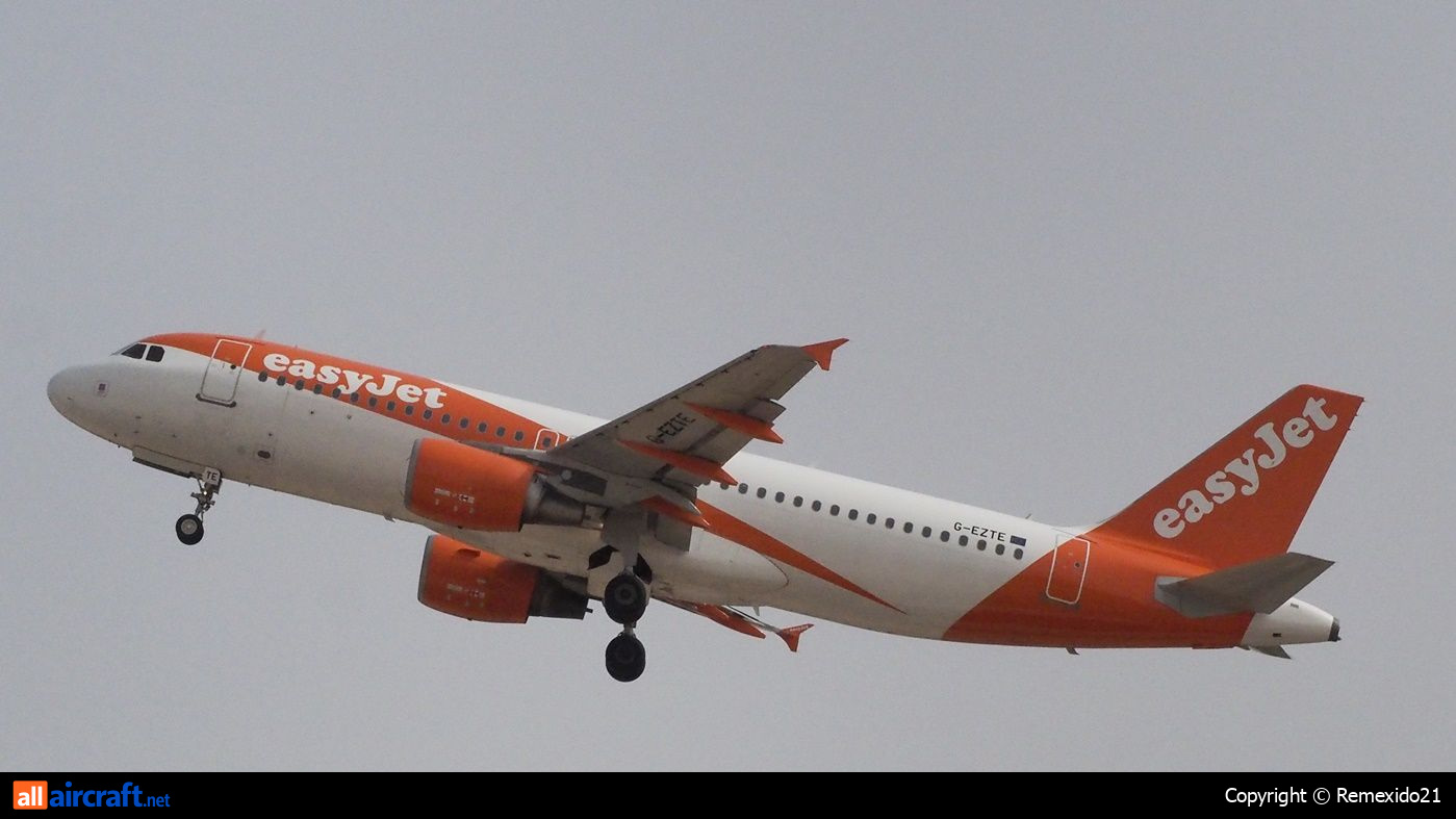 G-EZTE · Airbus A320-214 · (FAO / LPFR)