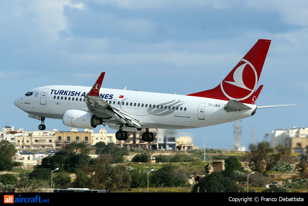 TC-JKO · Boeing 737-752(WL) · (MLA / LMML)