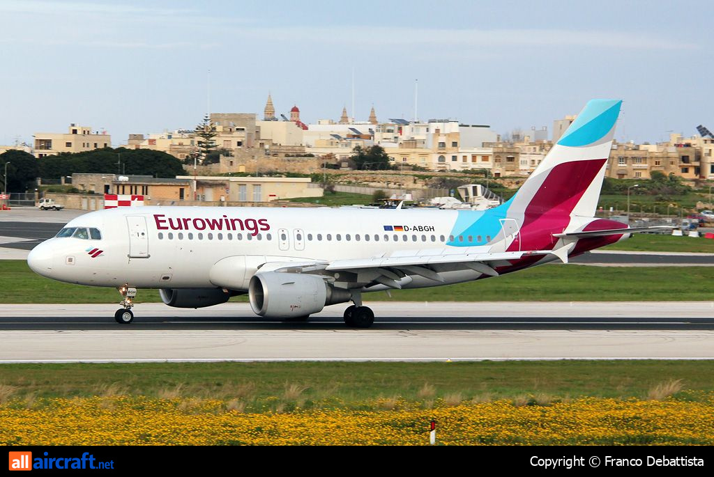D-ABGH · Airbus A319-111 · (MLA / LMML)