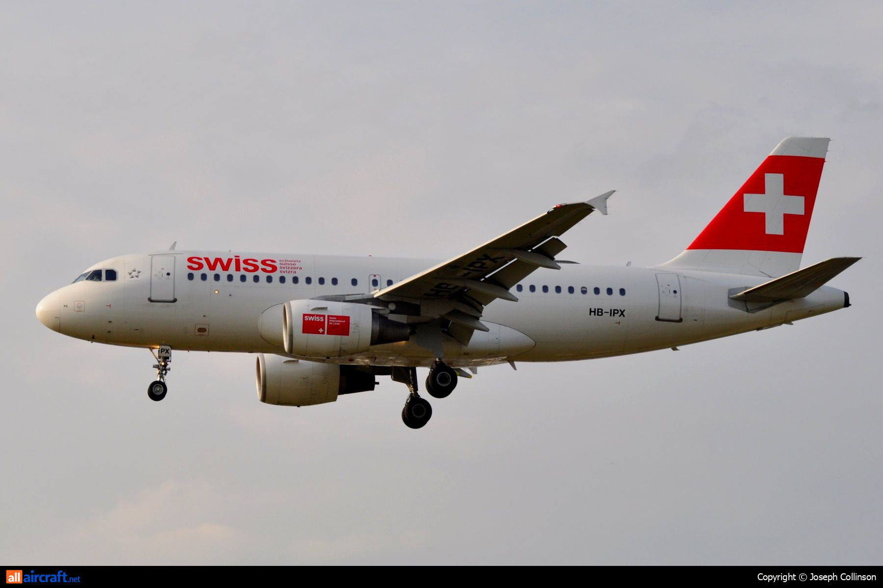 HB-IPX · Airbus A319-111 · (LHR / EGLL)