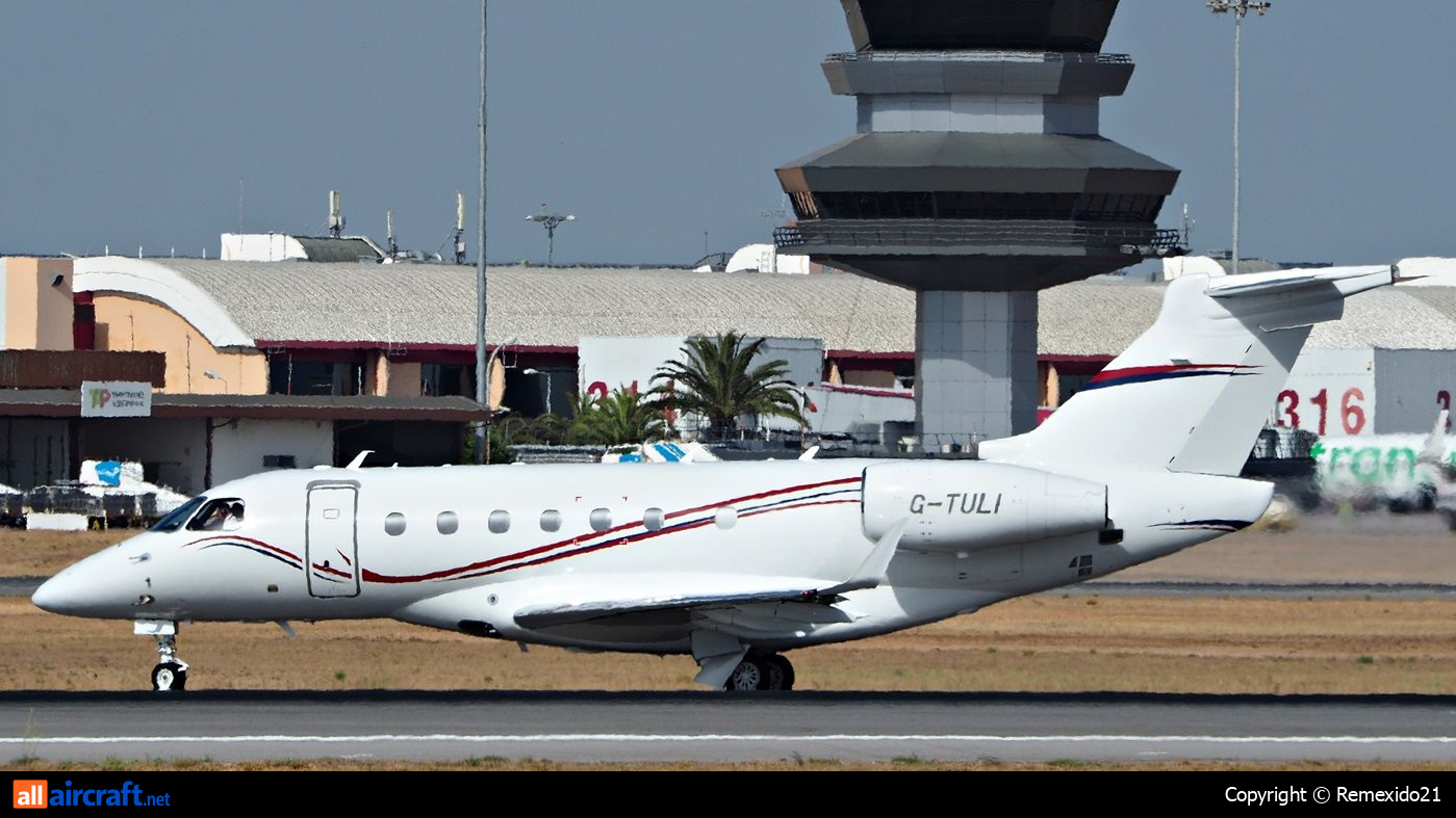 G-TULI · Embraer EMB-550 Legacy 500 · (FAO / LPFR)