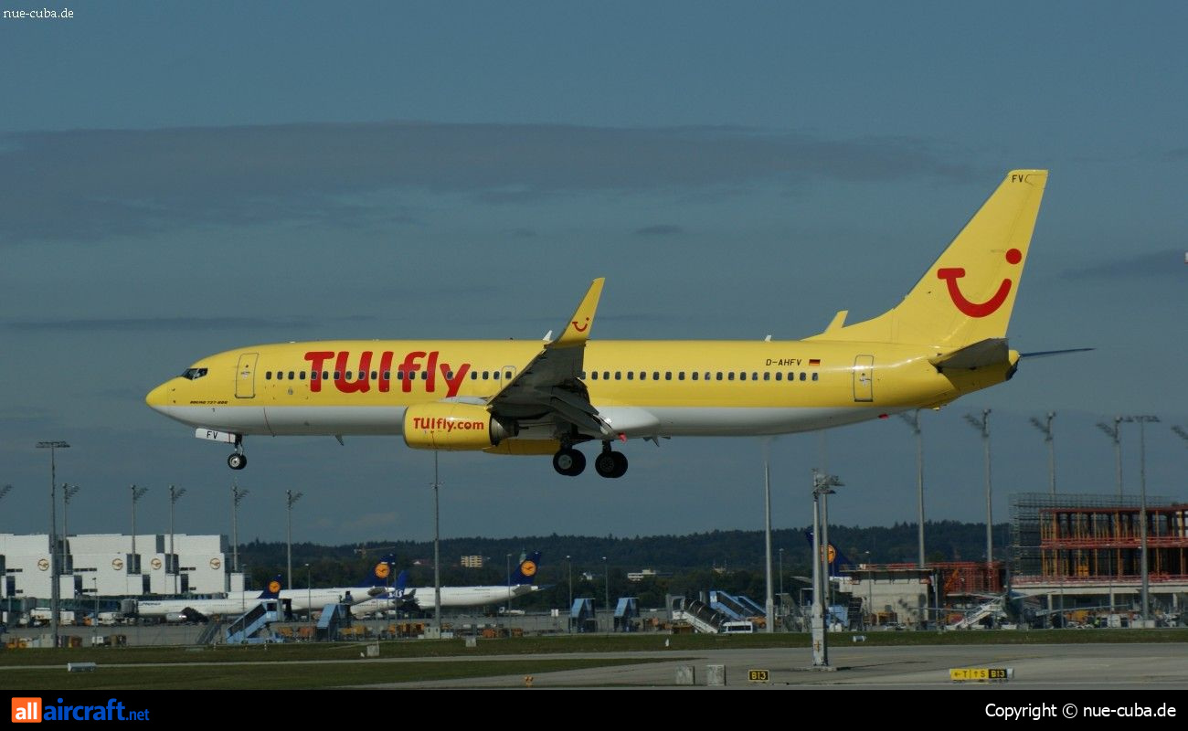 D-AHFV · Boeing 737-8K5(WL) · (MUC / EDDM)