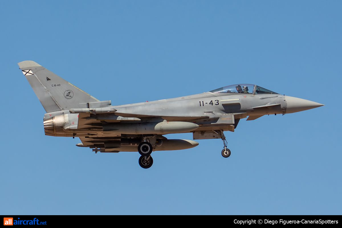 C.16-43 · Eurofighter EF-2000 Typhoon S · (LPA / GCLP)