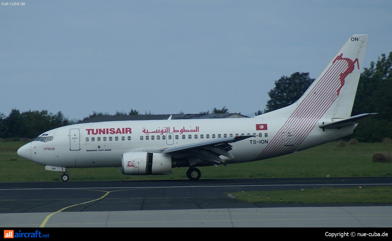 TS-ION · Boeing 737-6H3 · (ERF / EDDE)
