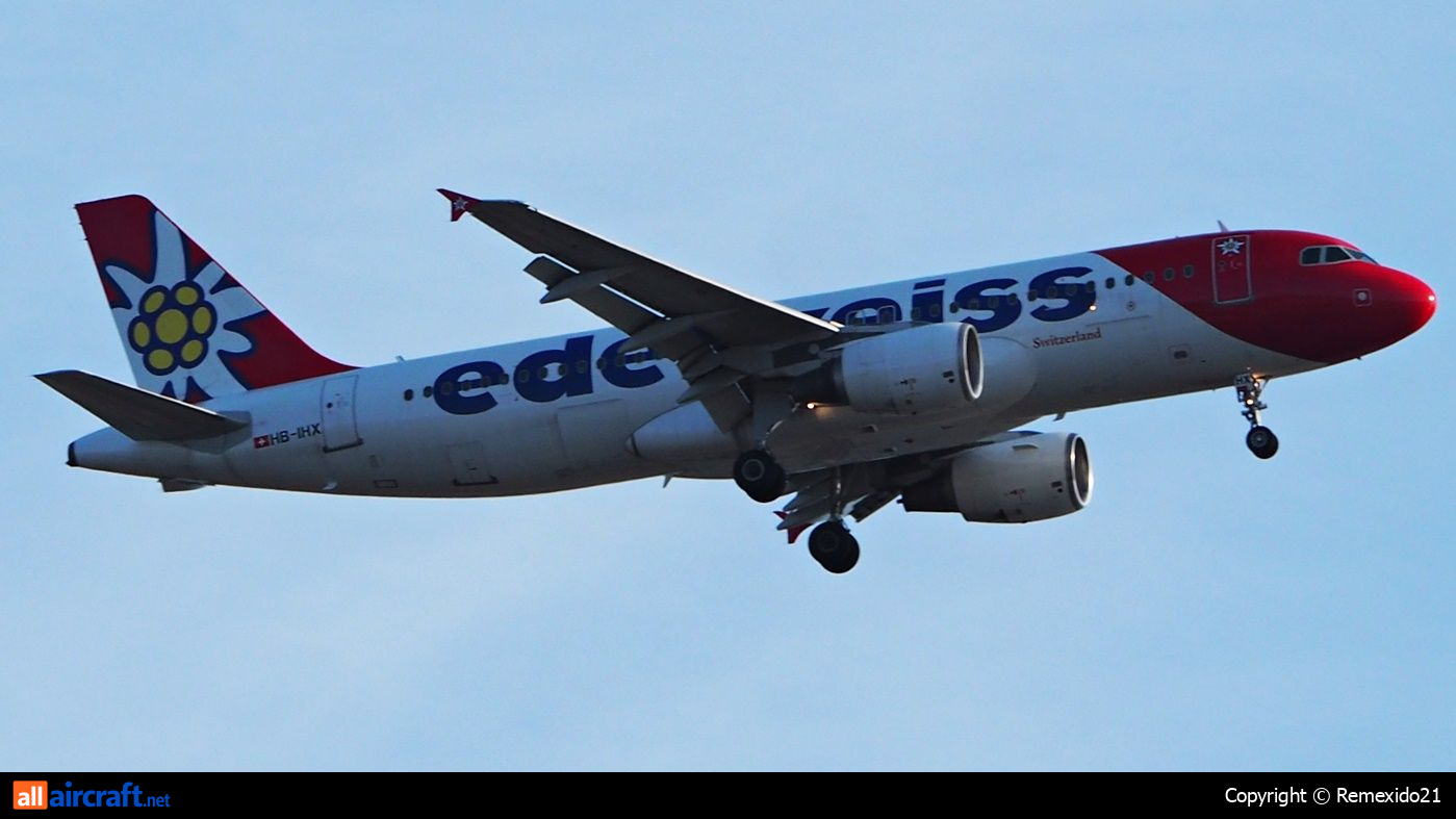 HB-IHX · Airbus A320-214 · (FAO / LPFR)