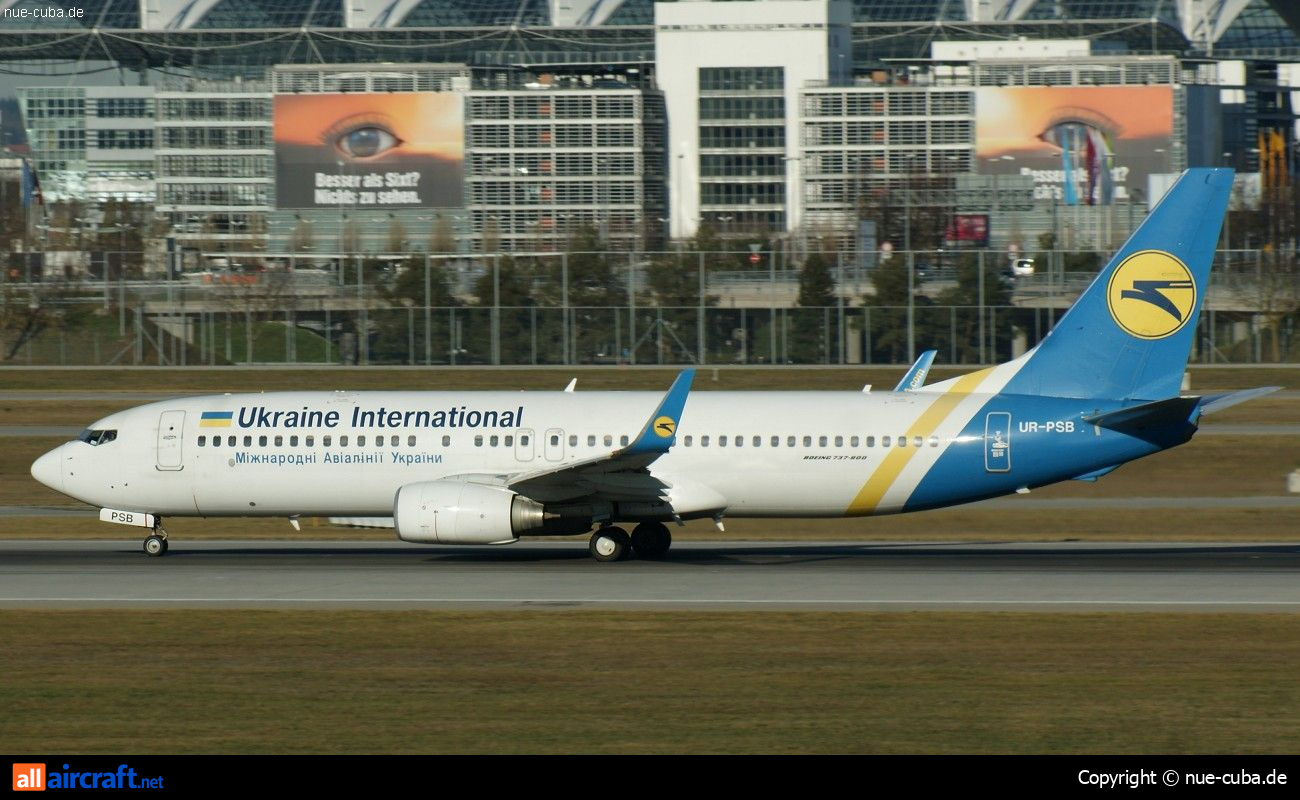 UR-PSB · Boeing 737-8HX(WL) · (MUC / EDDM)