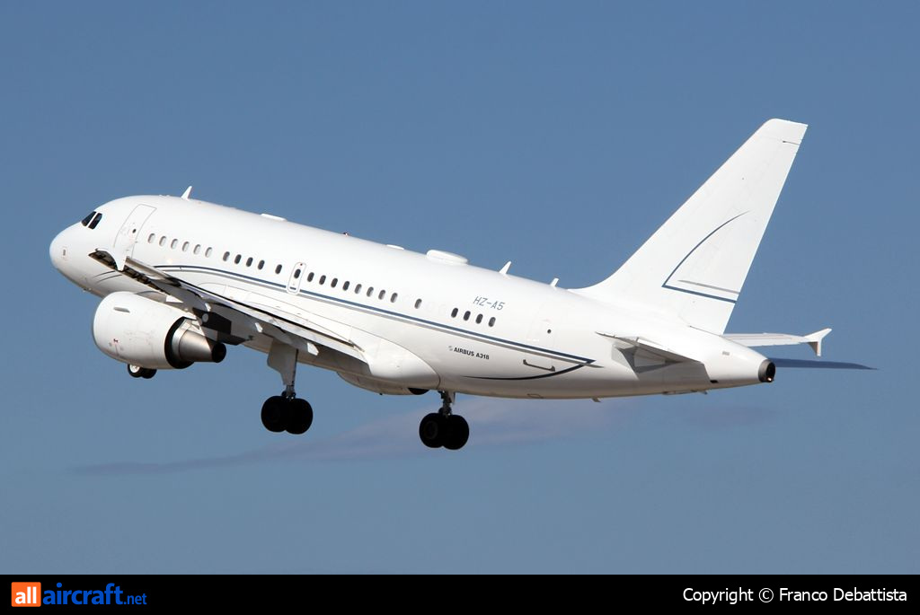 HZ-A5 · Airbus A318-112 ACJ Elite · (MLA / LMML)