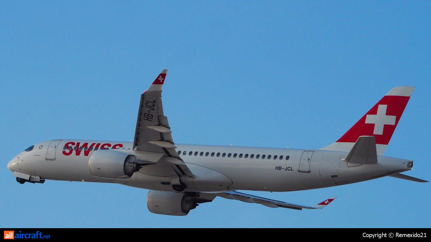 HB-JCL · Bombardier CSeries CS300 · (FAO / LPFR)