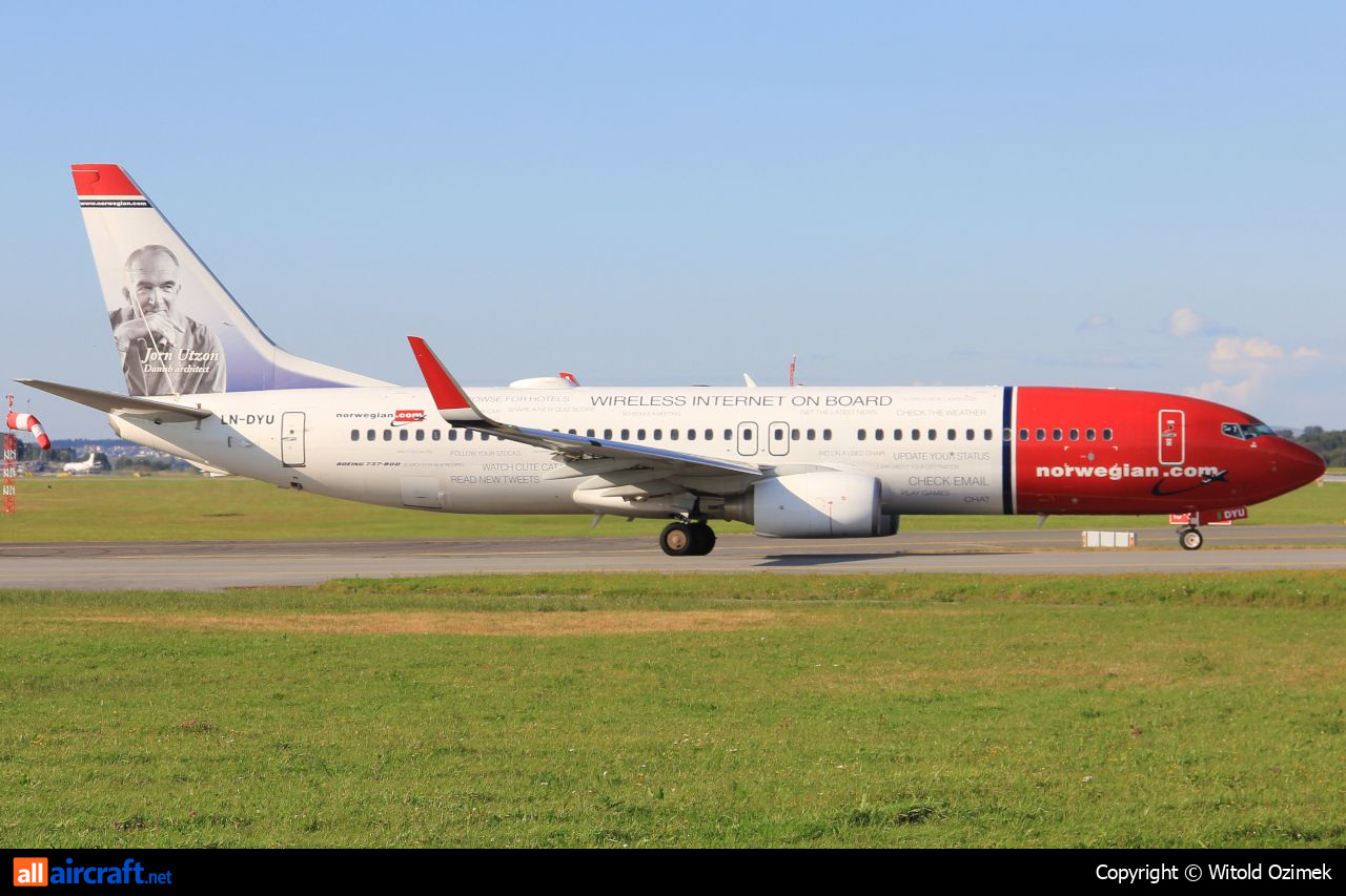 LN-DYU · Boeing 737-8JP(WL) · (SVG / ENZV)