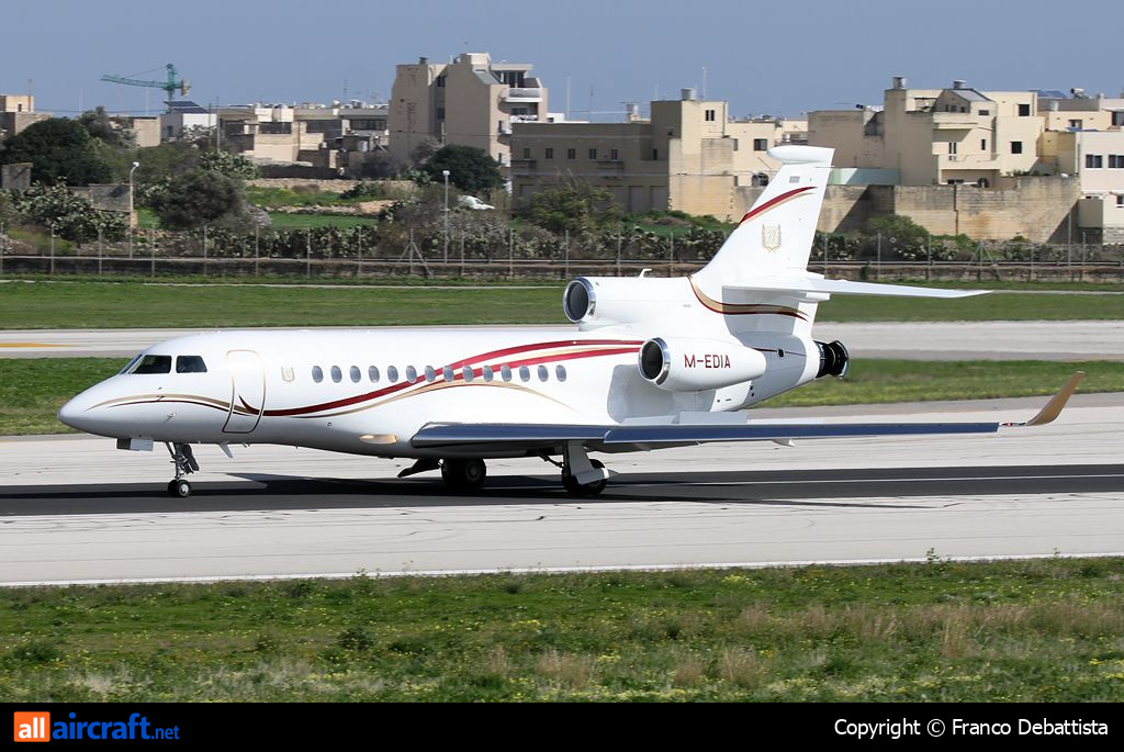 M-EDIA · Dassault Falcon 7X · (MLA / LMML)