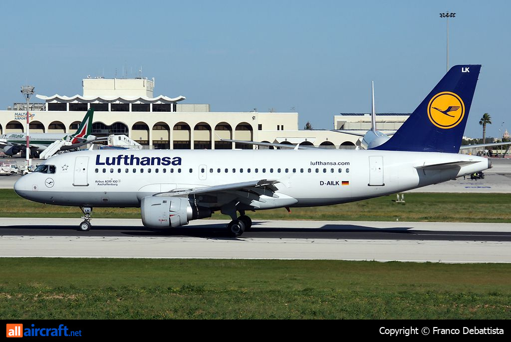 D-AILK · Airbus A319-114 · (MLA / LMML)