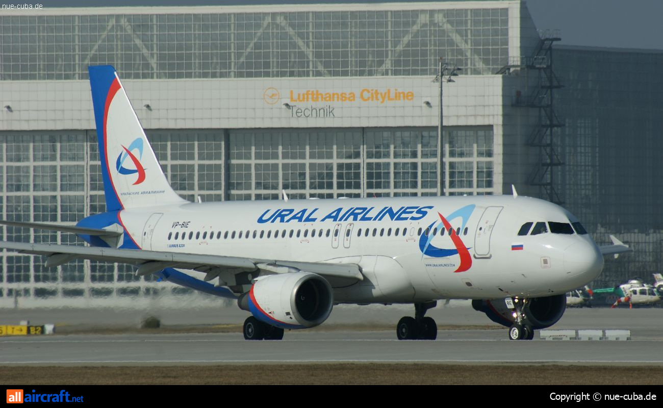 VP-BIE · Airbus A320-214 · (MUC / EDDM)
