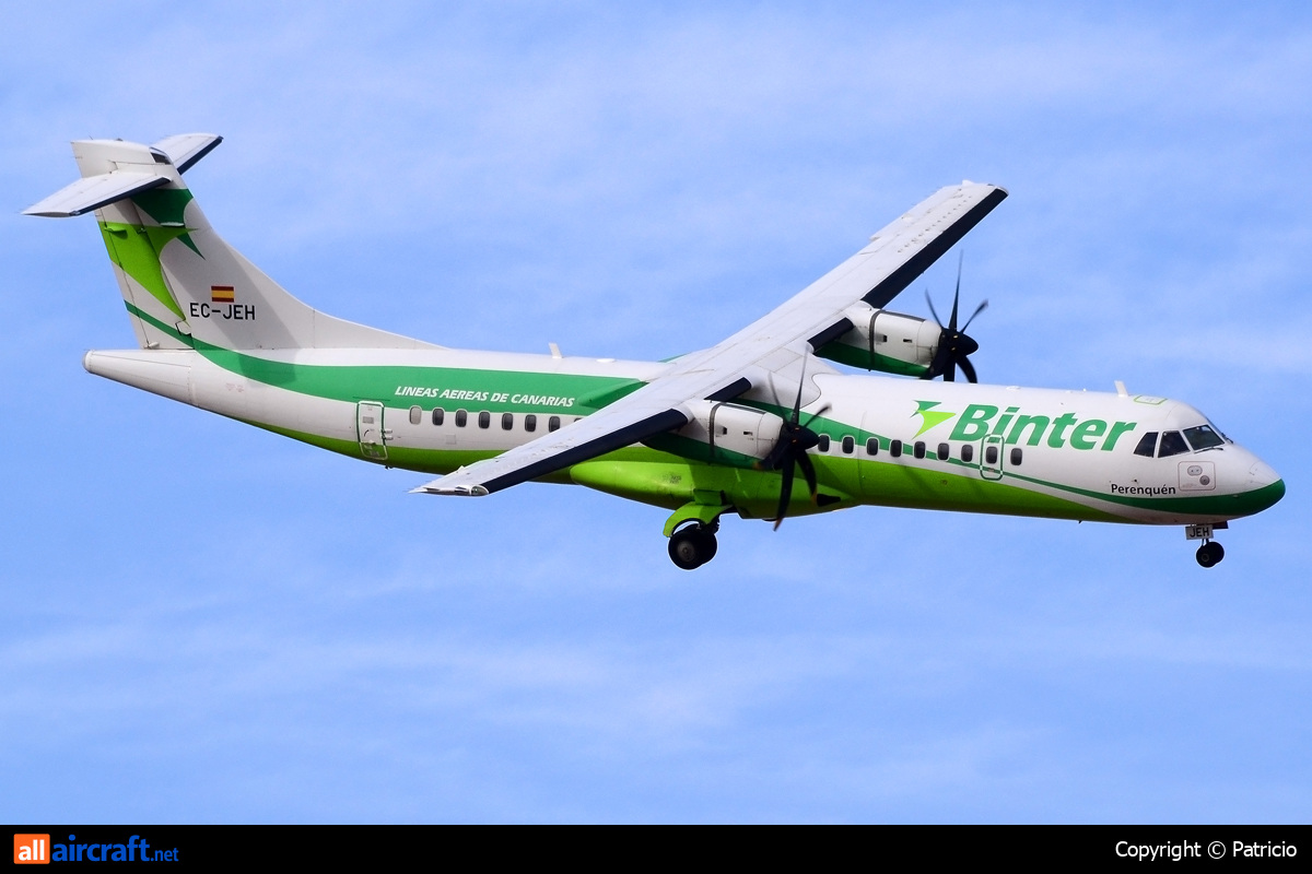 EC-JEH · ATR-72-500 · (LPA / GCLP)