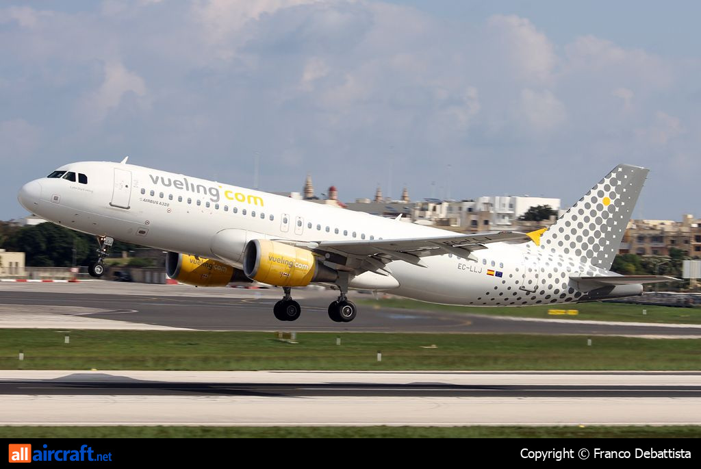 EC-LLJ · Airbus A320-216 · (MLA / LMML)