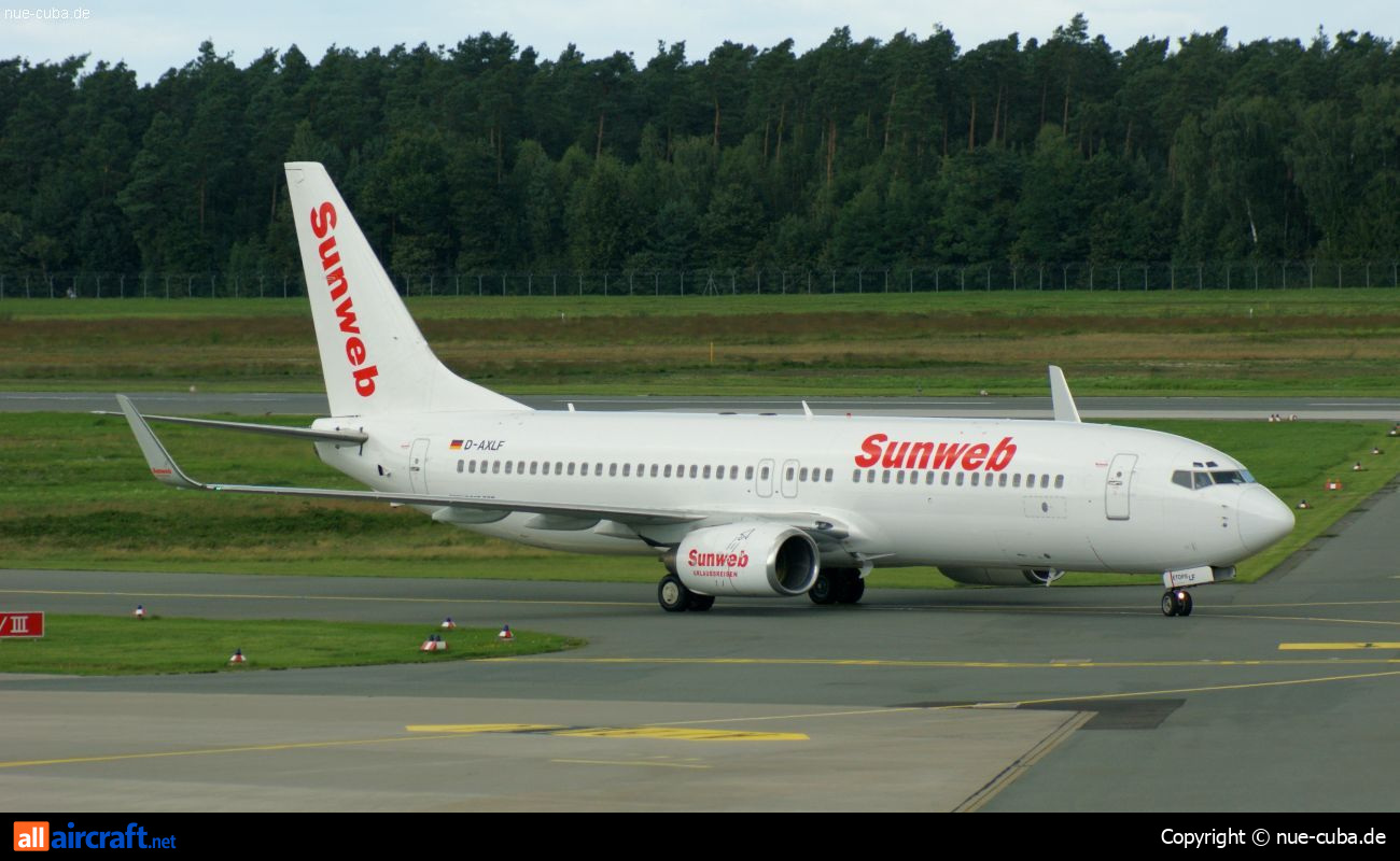 D-AXLF · Boeing 737-8Q8(WL) · (NUE / EDDN)