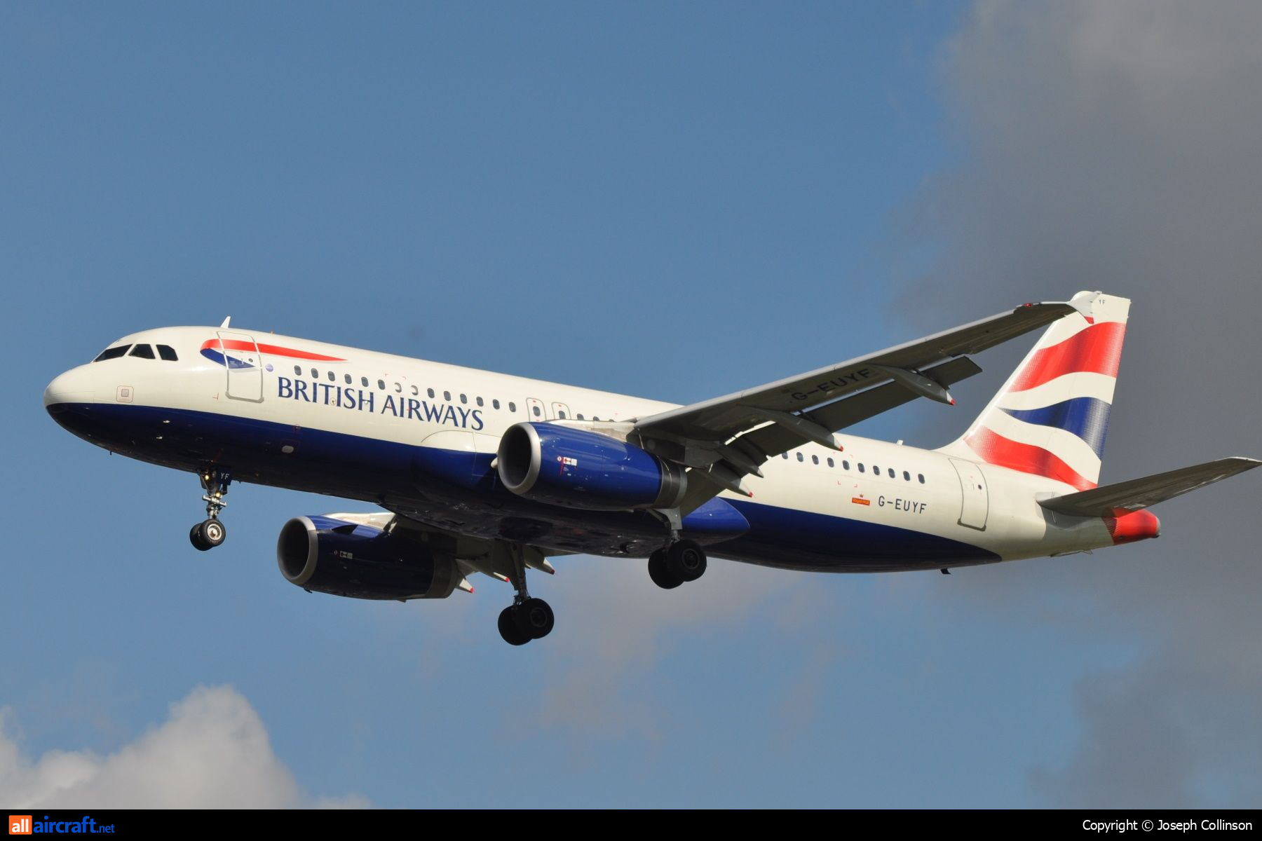G-EUYF · Airbus A320-232 · (LHR / EGLL)