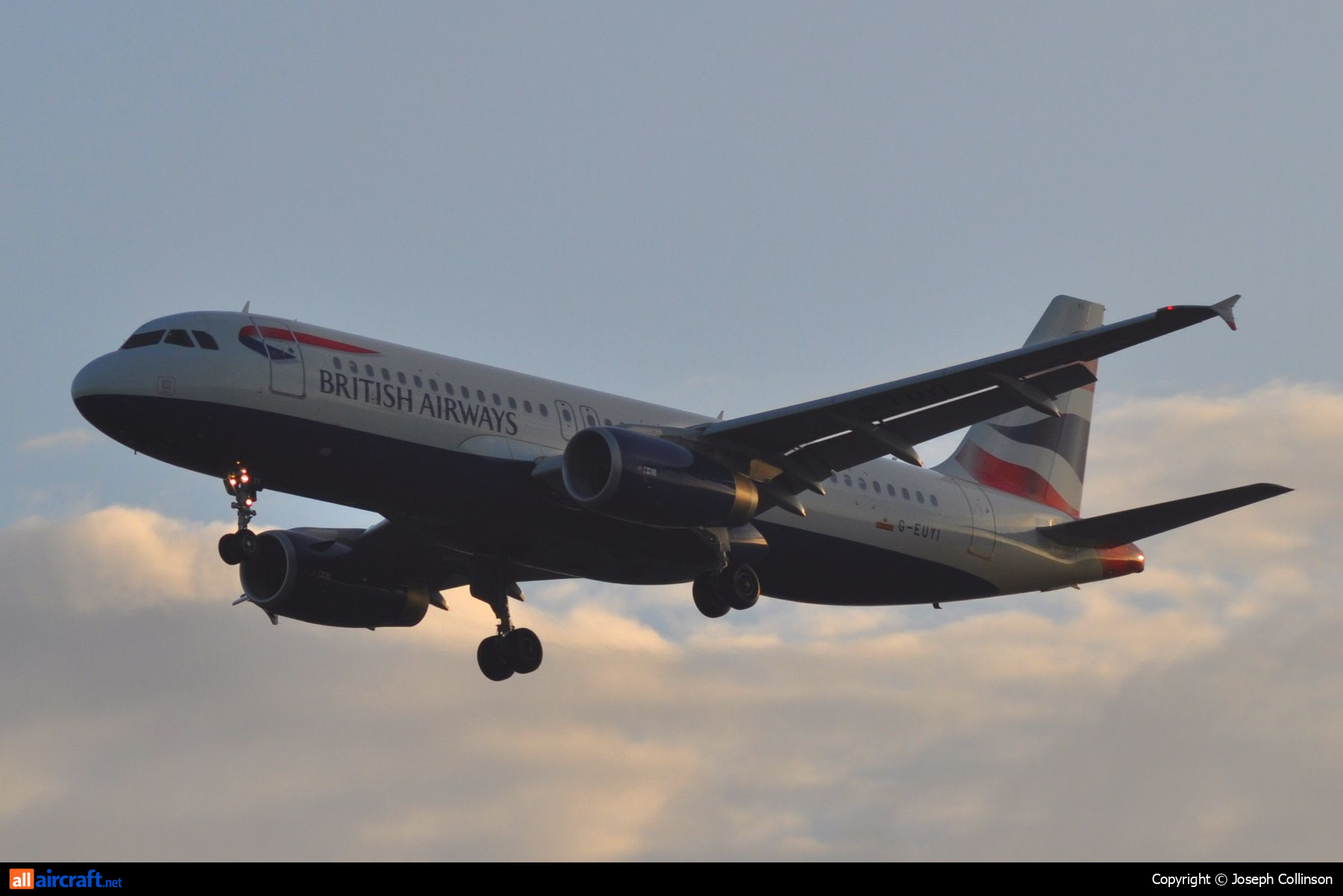 G-EUYI · Airbus A320-232 · (LHR / EGLL)