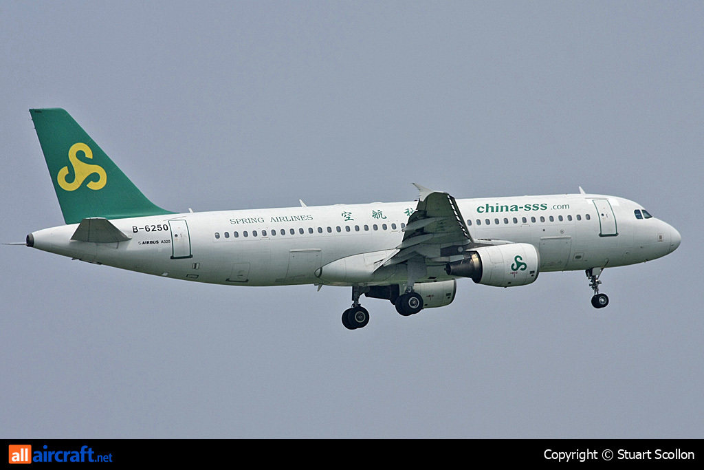 B-6250 · Airbus A320-214 · (SHA / ZSSS)