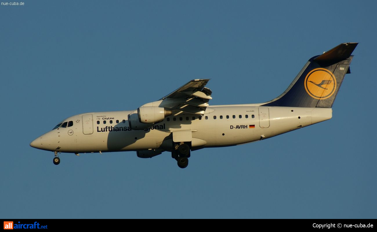 D-AVRH · British Aerospace Avro RJ85 · (MUC / EDDM)