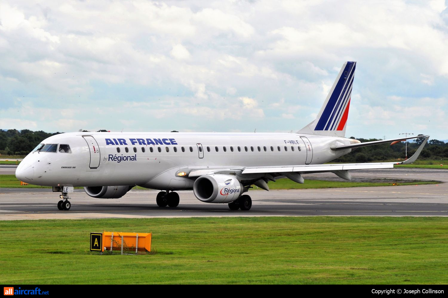 F-HBLE · Embraer 190-100LR · (MAN / EGCC)