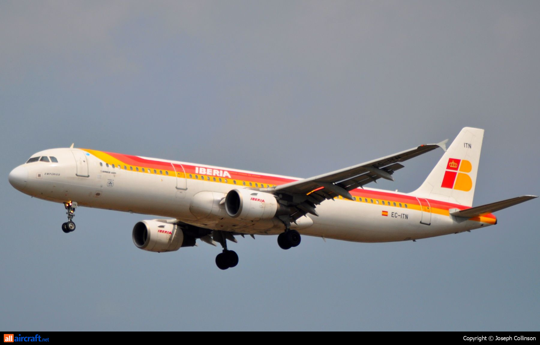 EC-ITN · Airbus A321-211 · (LHR / EGLL)