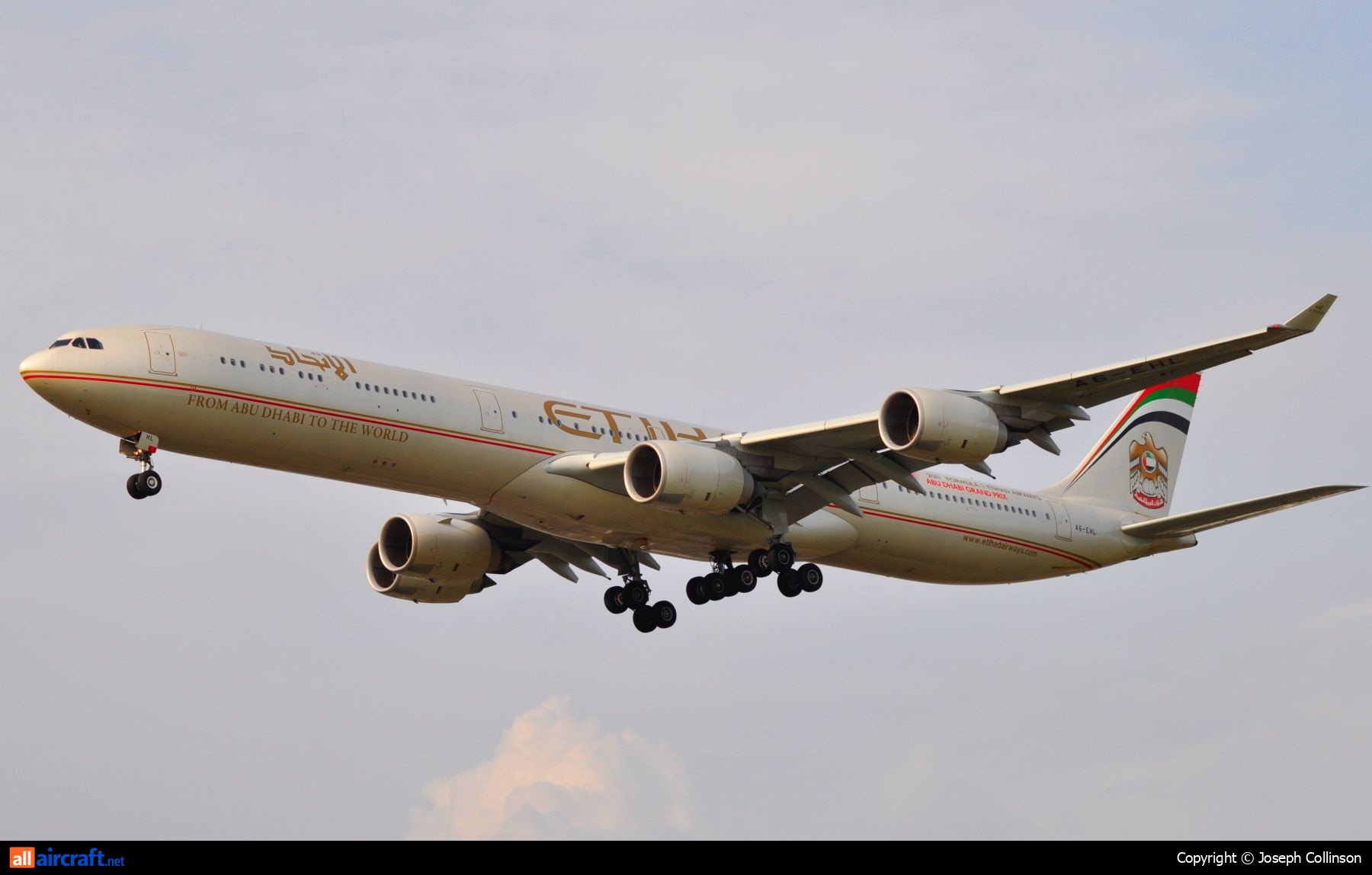 A6-EHL · Airbus A340-642 · (LHR / EGLL)