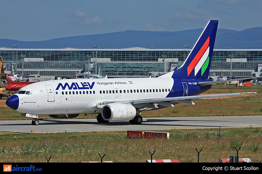HA-LOB · Boeing 737-7Q8 · (FRA / FRF / EDDF)