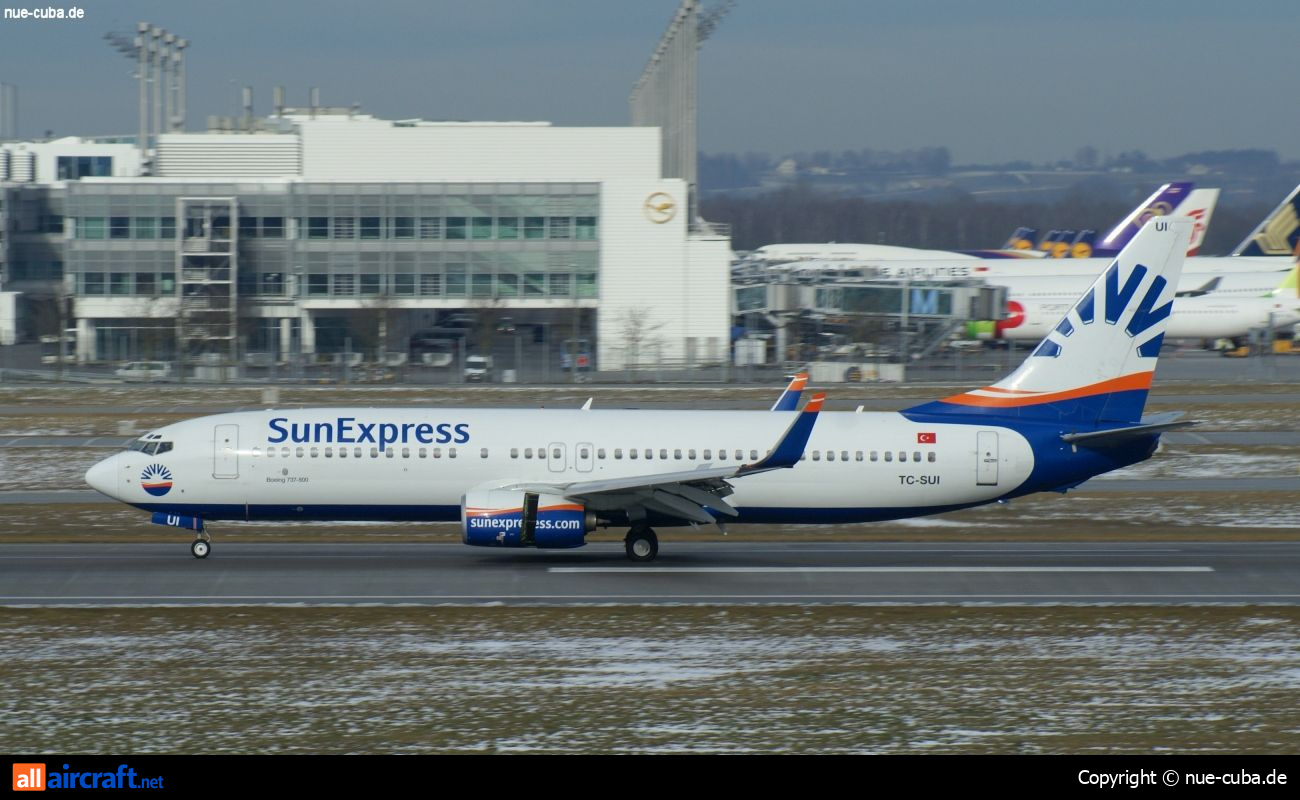 TC-SUI · Boeing 737-8CX(WL) · (MUC / EDDM)