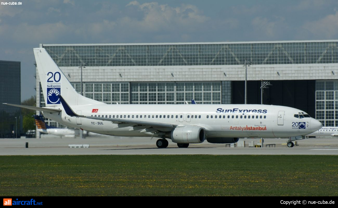 TC-SUL · Boeing 737-85F(WL) · (MUC / EDDM)