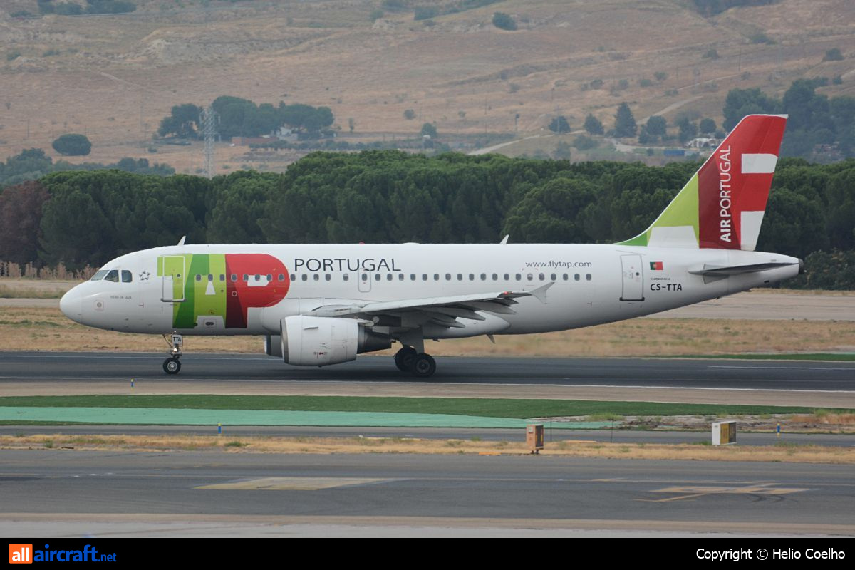 CS-TTA · Airbus A319-111 · (MAD / LEMD)
