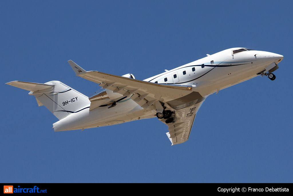 9H-ICY · Bombardier CL-600-2B16 Challenger 601-3A · (MLA / LMML)