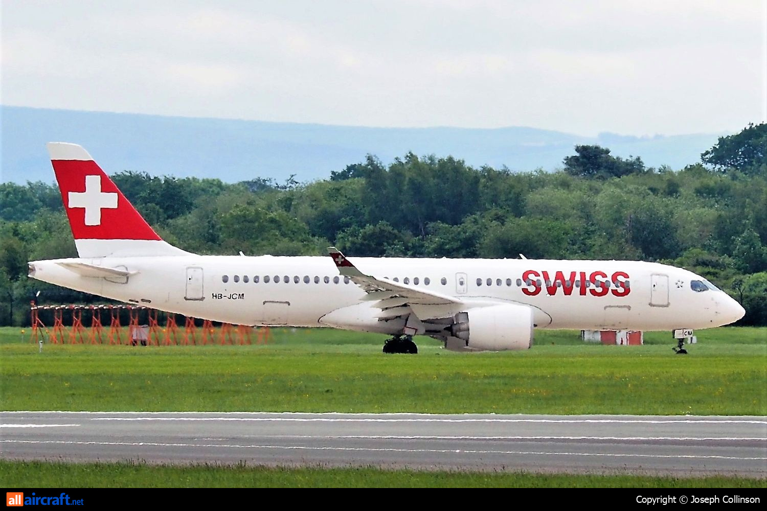 HB-JCM · Bombardier CSeries CS300 · (MAN / EGCC)